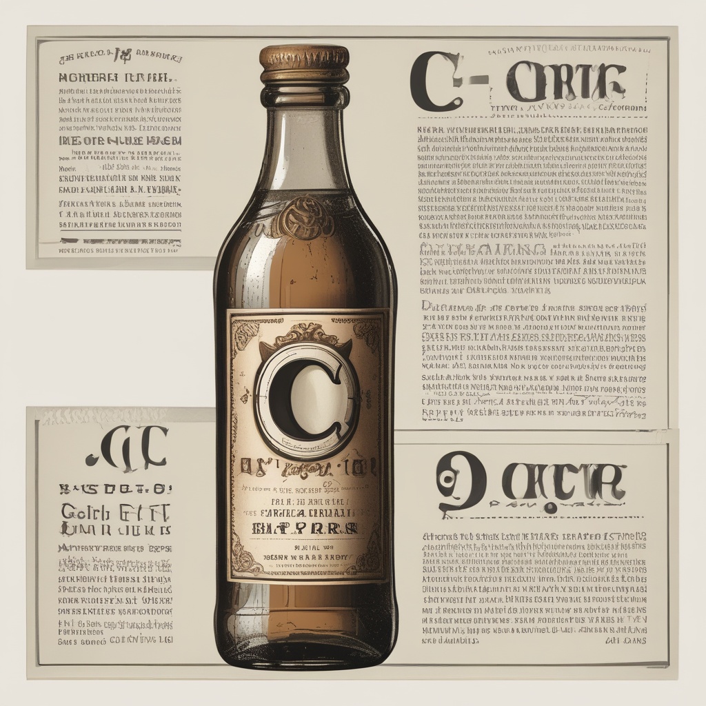 Bottle labeled C