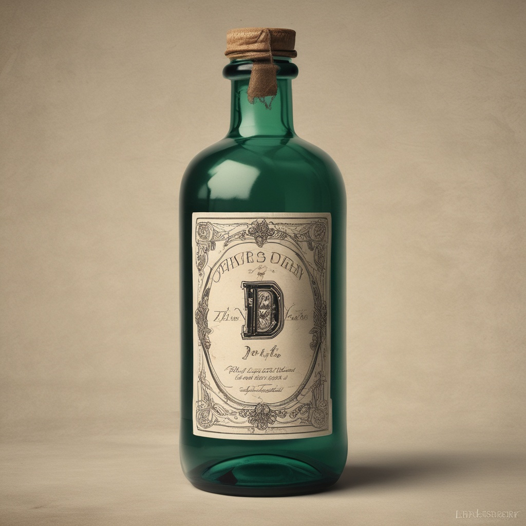 Bottle labeled D